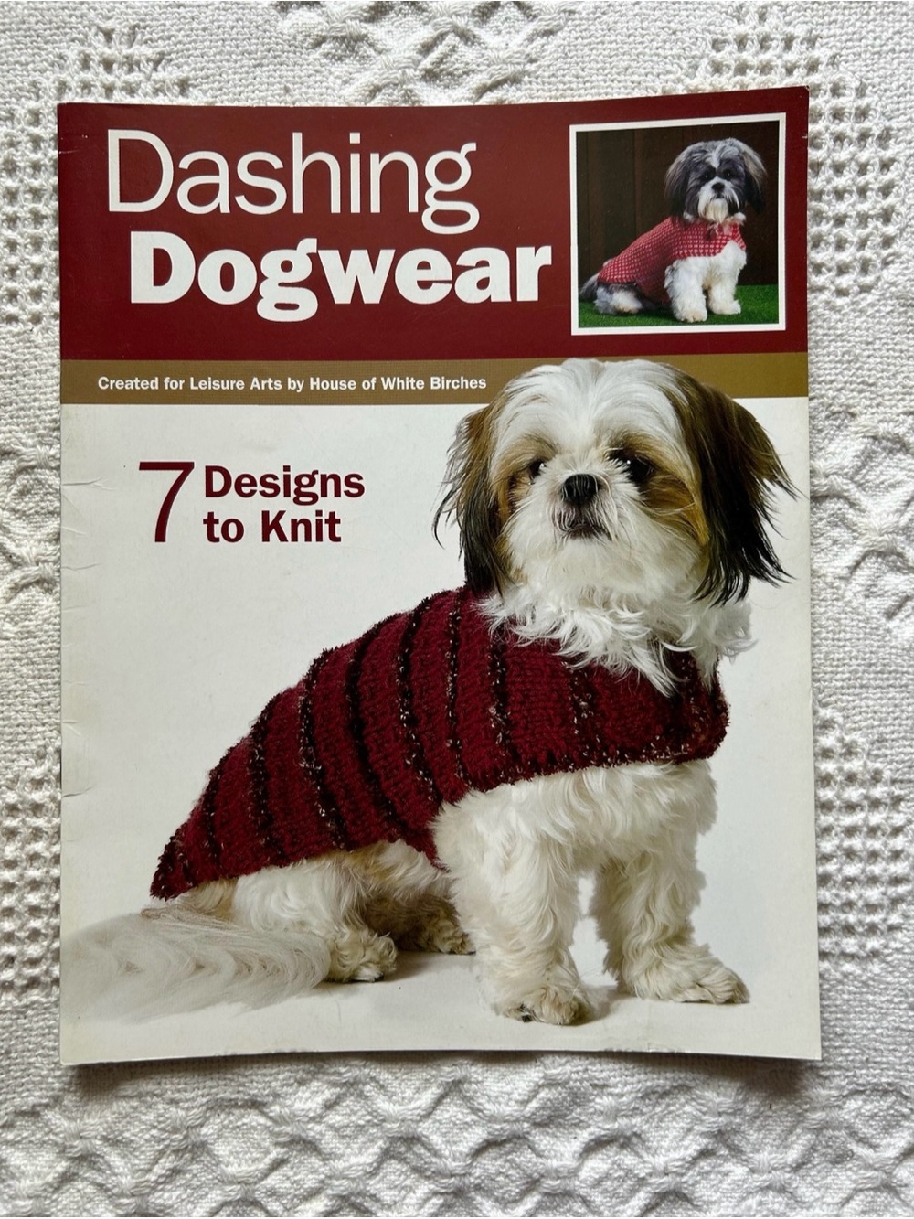 Leisure Arts Dashing Dogwear 2005 Dog Knitting Pattern Booklet